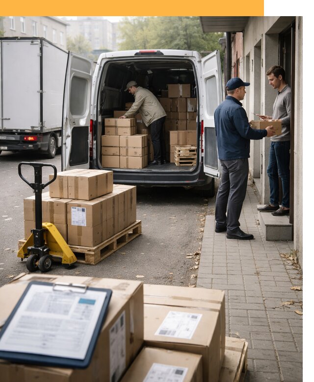 Доставка грузов от двери до двери с таможней от 45972 руб.
