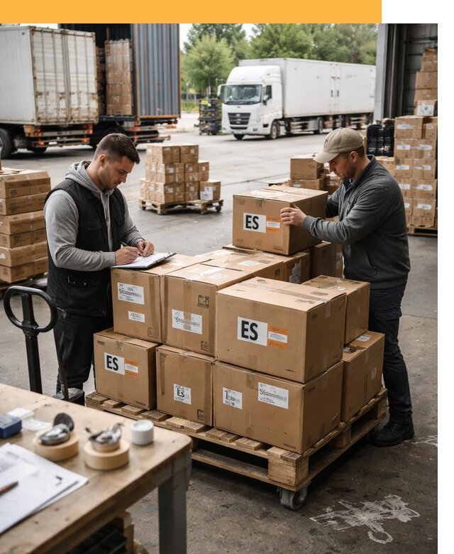 Доставка грузов в Испанию автотранспортом от 35756 руб