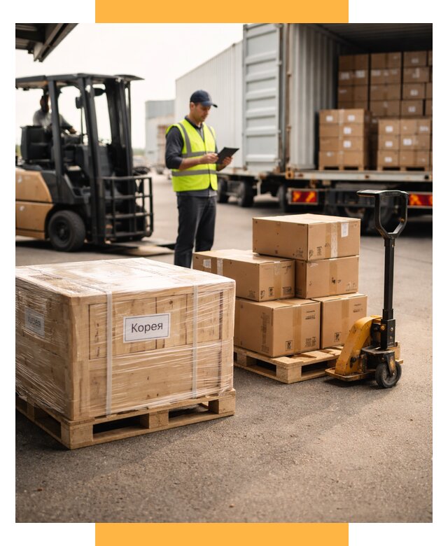 Доставка грузов в Корею из России от 35756 р. | СетСервис-Ялт