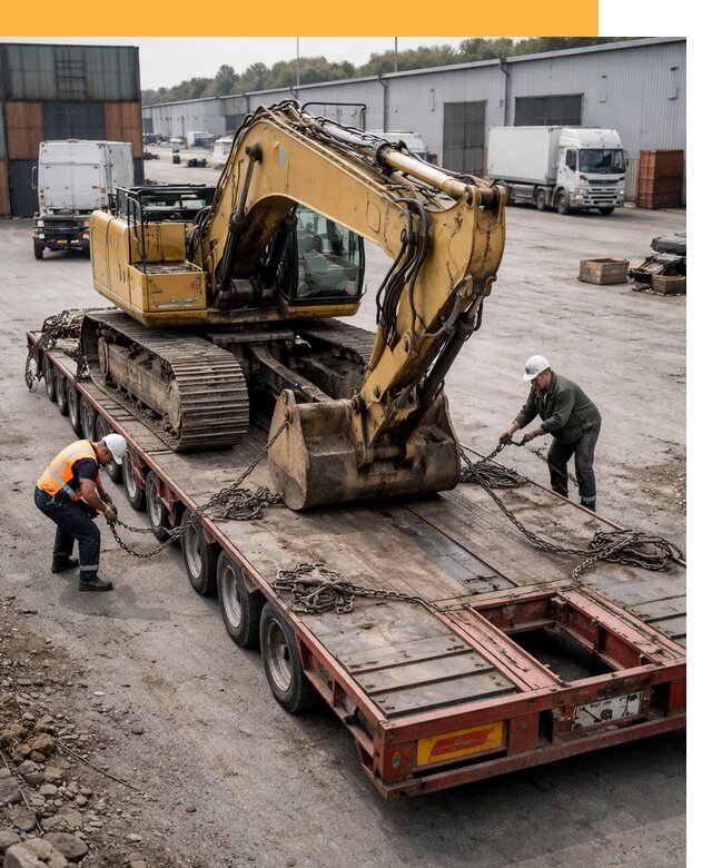 Перевозка спецтехники по России и миру от 45972 руб