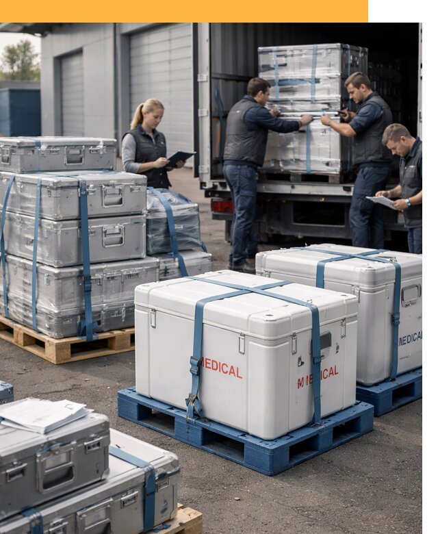 Перевозка медицинского оборудования по всему миру от 15324 руб