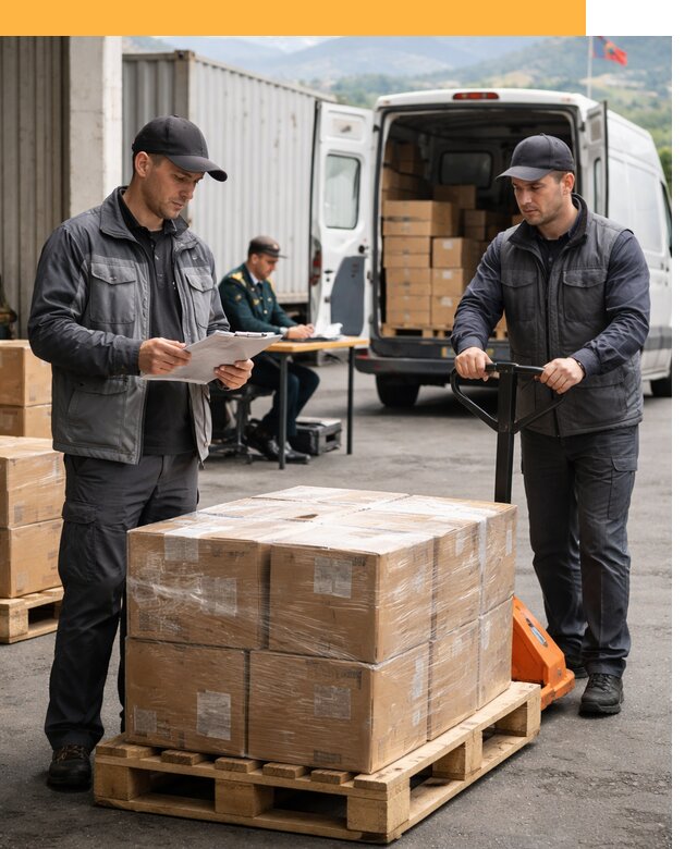 Доставка грузов через Армению, быстрая таможенная очистка от 25540