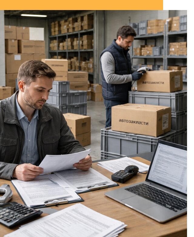 Таможенное оформление автозапчастей по выгодным тарифам от 8684