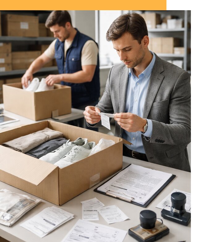 Таможенное оформление одежды и обуви по выгодной цене от 6640 руб